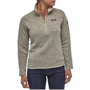 Patagonia Better Sweater Quarter Zip, Grey, Medium, NWOT